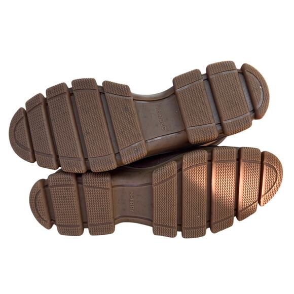 Sperry Top-Sider Womens Water Resistant Lace-Up Duck Boot Size 11 Brown - Picture 6 of 8